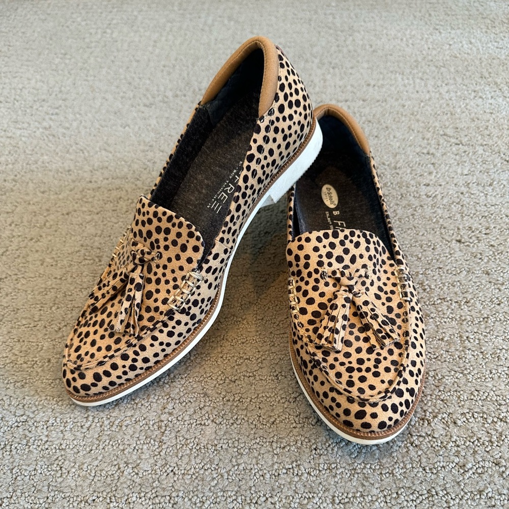 Leopard loafers